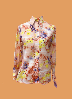 
                
                    Load image into Gallery viewer, Vintage Monet Victorian Print Shirt
                
            