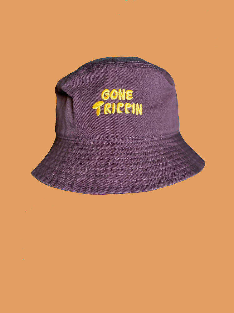 Gone Trippin Brown Bucket Hat