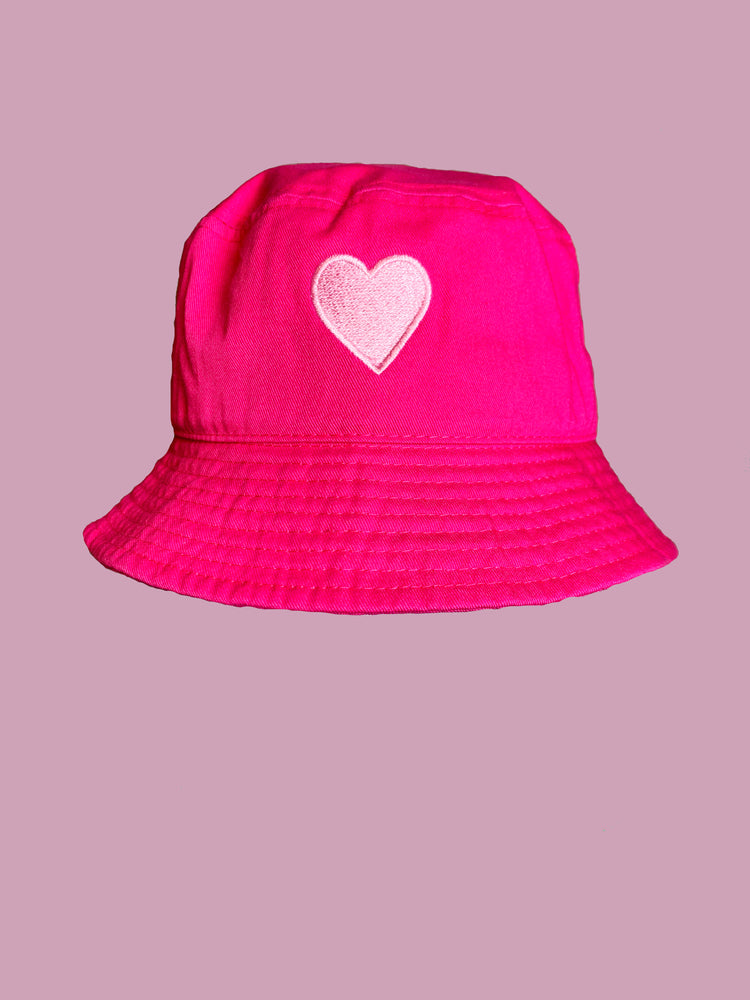 90's Heart Pink Bucket