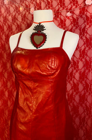 Wild at Heart Vintage Leather Dress