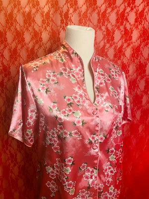 Cherry Blossom Girl Silky Pajama Top