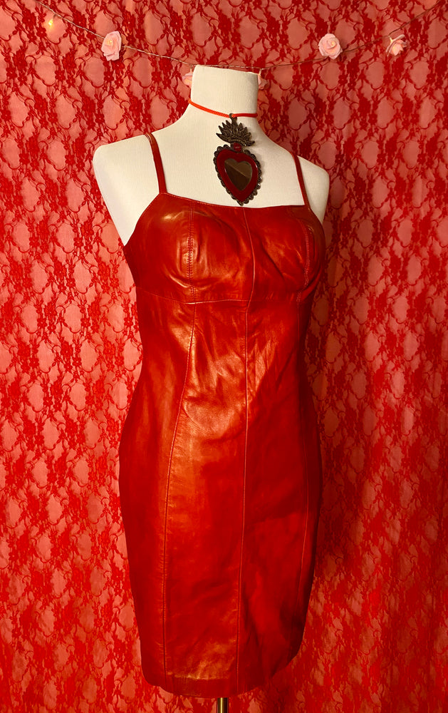 Wild at Heart Vintage Leather Dress